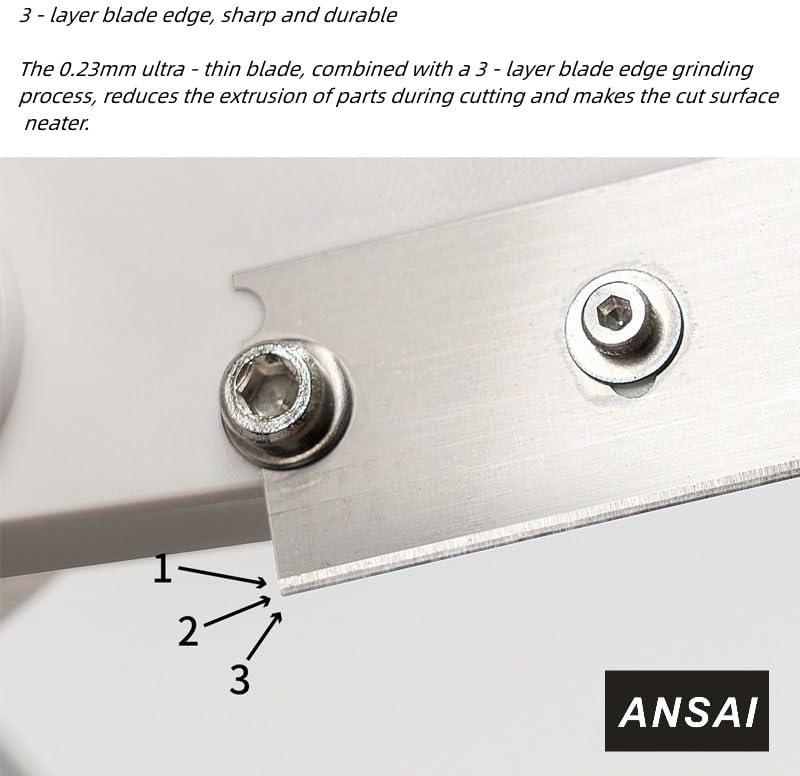 ANSAI Miter Cutter, Angle Cutting Station with 3 Replacement Blades, Assembly Required - Image 3